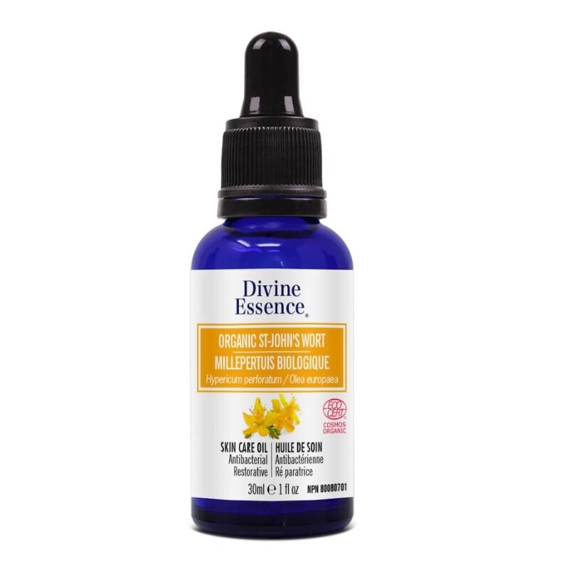 divine essence huile beaute biologique - millepertuis 30 ml