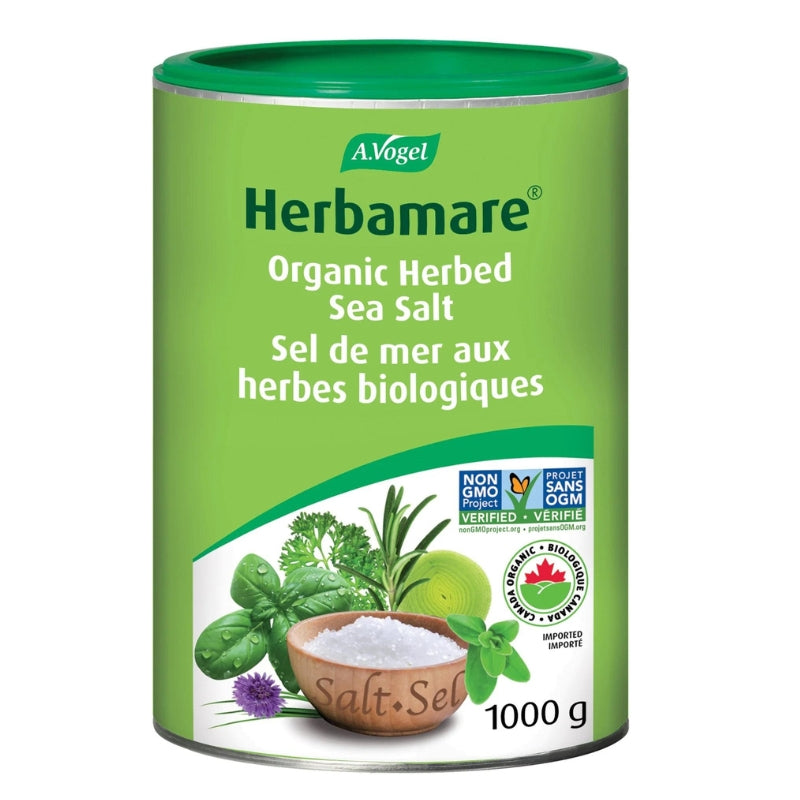 A.Vogel Herbamare sel de mer aux herbes et légumes biologiques sans gms ou gluten 