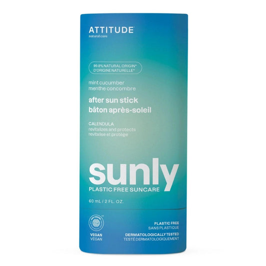 ATTITUDE Sunly Bâton après-soleil - Menthe concombre Sunly after sun stick - Mint cucumber
