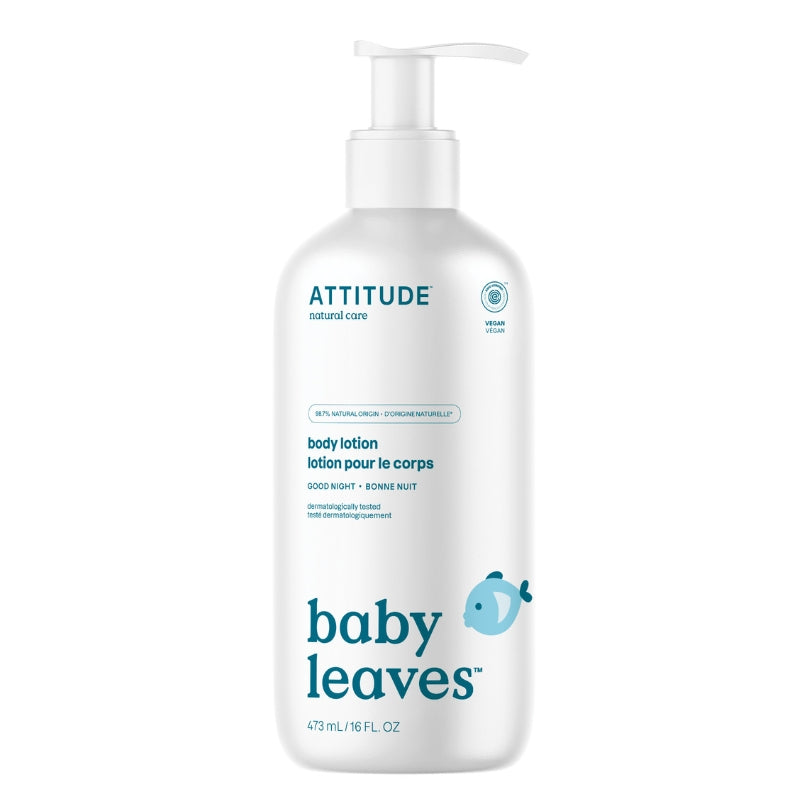 Attitude Baby Leaves Lotion Pour Le Corps -Bonne nuit Baby Leaves Body Lotion - Good night