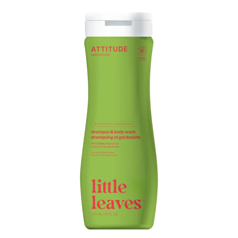 Attitude Little Leaves Shampoing et gel douche - Coco et Melon d'eau Little Leaves shampoo & body wash - Watermelon & Coco