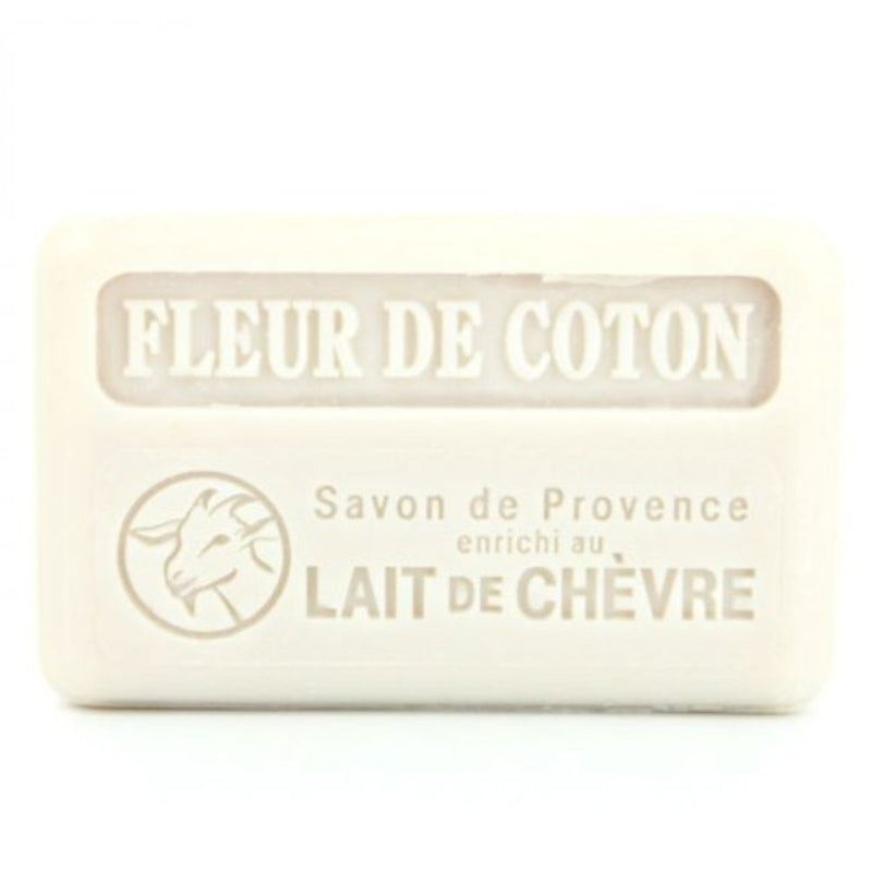 Au Savon De Marseille Savon Marseillaise au Lait de chèvre Bio – Fleur de coton Marseillaise Soap with Organic Goat's Milk – Cotton Flower