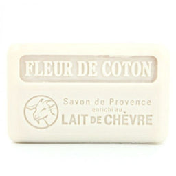 Au Savon De Marseille Savon Marseillaise au Lait de chèvre Bio – Fleur de coton Marseillaise Soap with Organic Goat's Milk – Cotton Flower