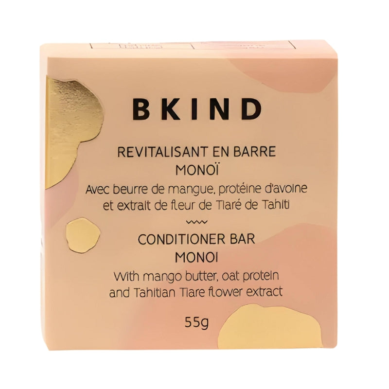 BKIND Revitalisant en barre - Monoï Conditioner bar - Monoï