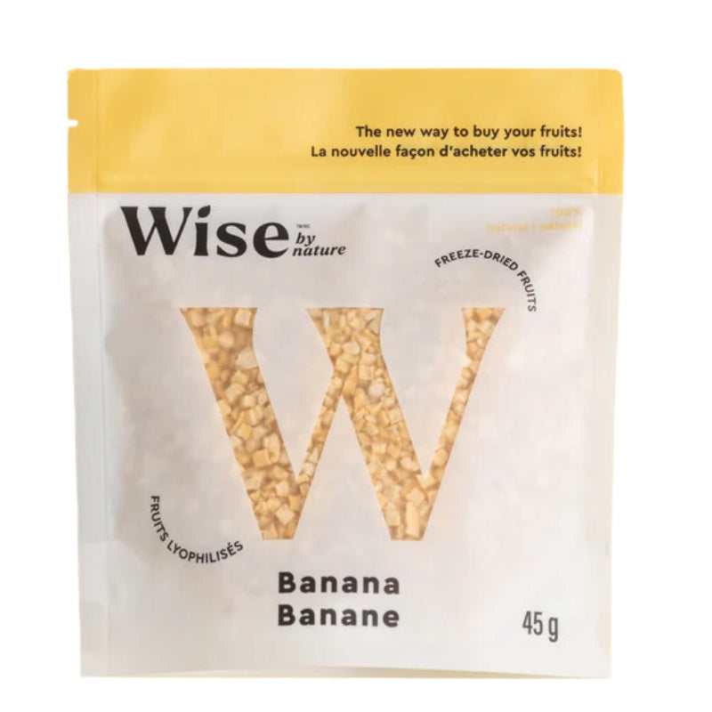 Wise by nature Bananes lyophilisées