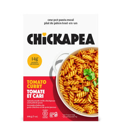 Chikapea Torsades aux pois chiches et pois jaunes - Tomate et cari 