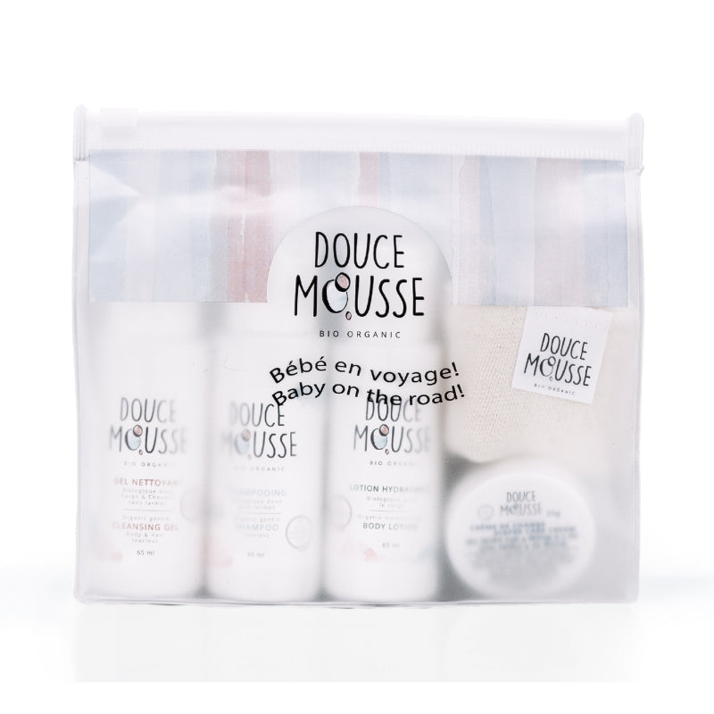Douce mousse Coffret Bébé en voyage!