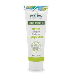 Ferlow Botanicals Dentifrice au Margousier - Menthe Neem Toothpaste - Mint