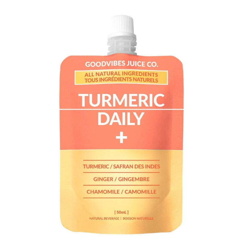 GoodVibes Dose de jus concentré - Tumeric Daily Concentrated juice dose - Tumeric daily