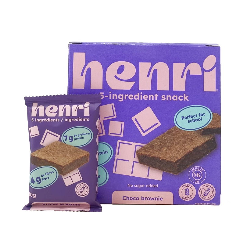 Henri - Collation 5 ingrédients - Choco-Brownie