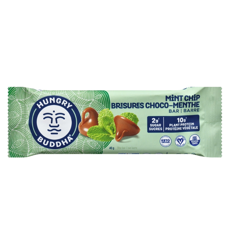Hungry Buddha Barres - Brisures Choco-Menthe Mint Chip Bars