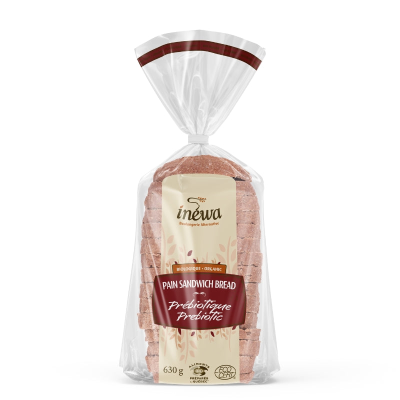 Inéwa Pain sandwich Prébiotique Biologique Organic sandwich bread prebiotic