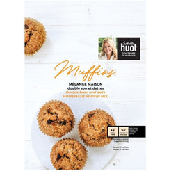 Isabelle Huot Mélange à muffins maison - Double son et dattes Homemade muffin mix - Double bran and date