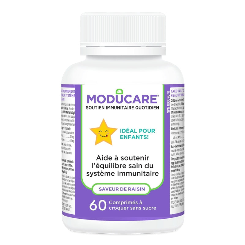 kIDSTAR Moducare soutient immunitaire quotidien Enfants - Raisin Moducare daily immune support kids - Grape