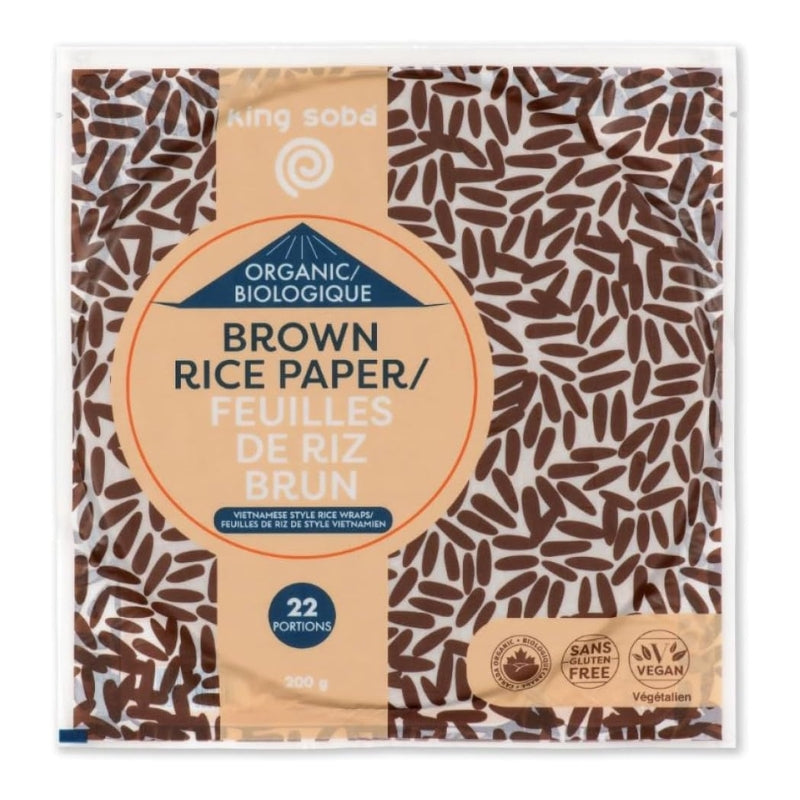 King Soba - Feuilles de riz brun