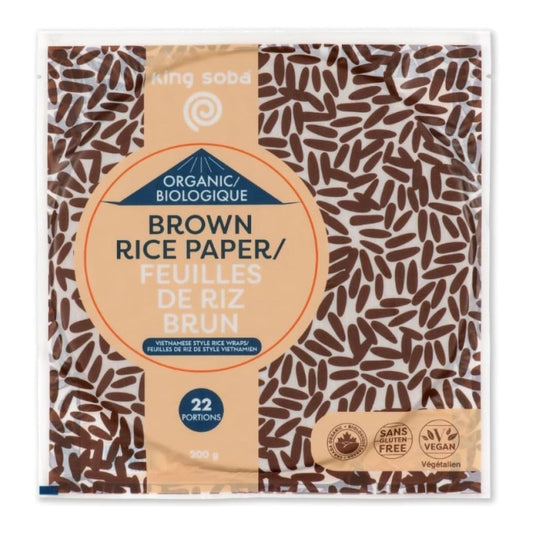 King Soba - Feuilles de riz brun