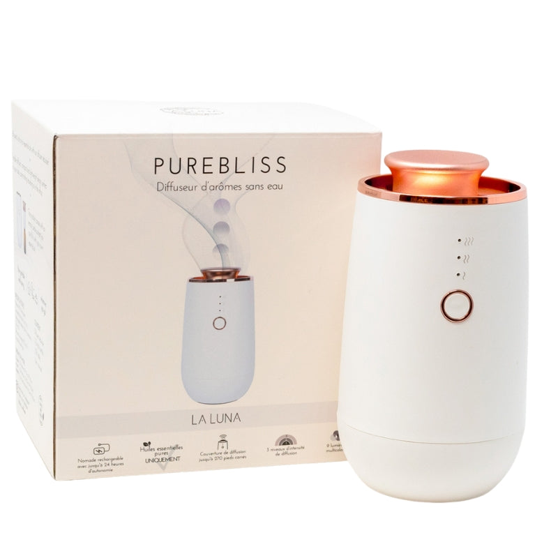La Luna Diffuseur portatif sans eau - Purebliss Portable waterless diffuser - Purebliss