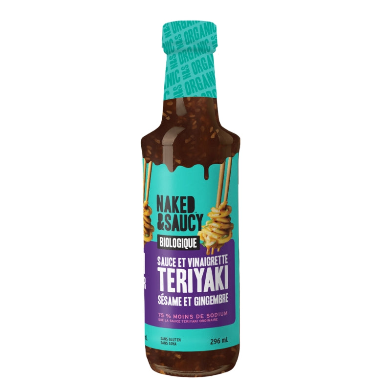 Naked natural foods Sauce Teriyaki - Sésame Gingembre Bio Teriyaki Sauce - Sesame Ginger Organic