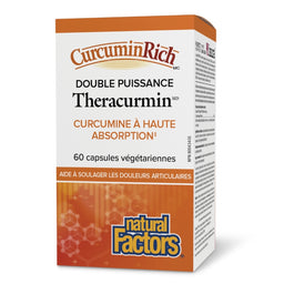 Natural factors CurcuminRich Double Puissance Theracurmin