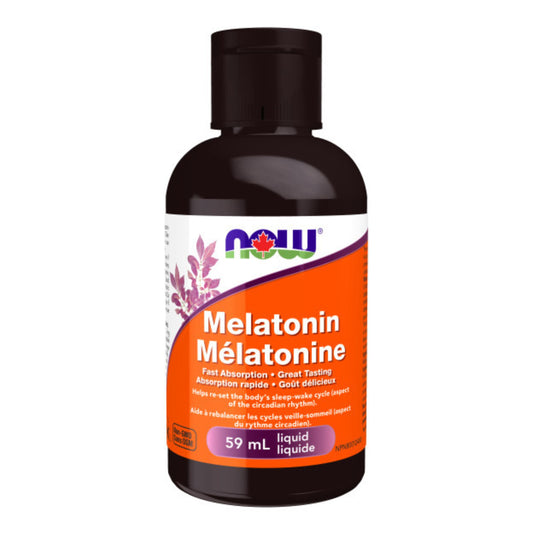 now mélatonine absorption rapide gout délicieux 59 ml liquide