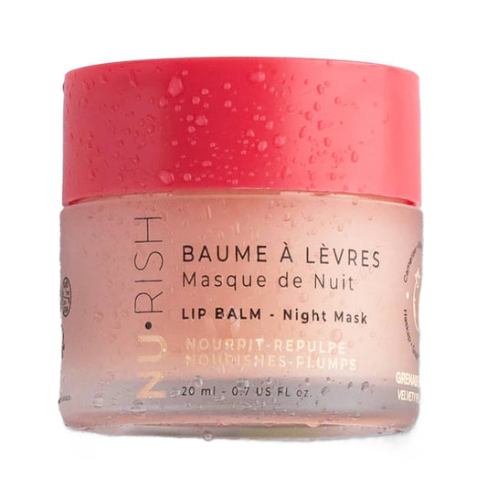 Nu Rish Baume à lèvres masque de nuit - Grenade Lip balm night mask - Pomegranate
