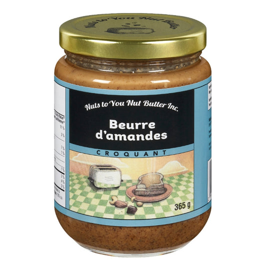 Nuts to you Beurre Amandes Croquant Crunchy Almond Butter