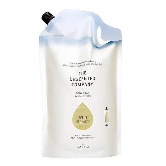 The unscented company Savon pour le corps - Recharge de 2 L Body soap - 2 L refill