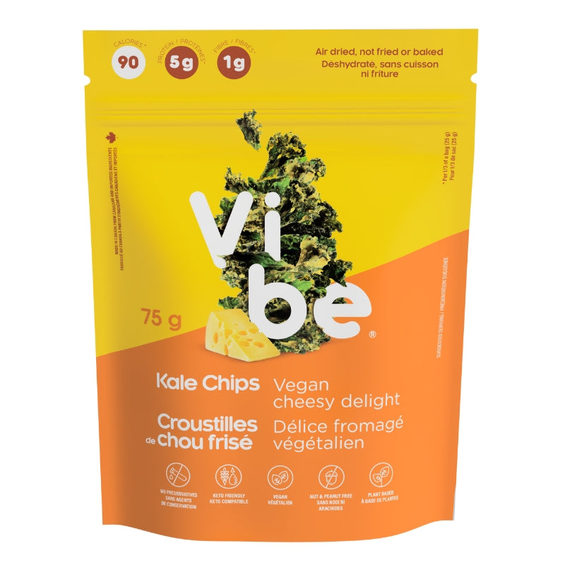 Vibe Chou frisé croquant - Délice fromagé végétalien Crunchy kale - Vegan cheesy delight