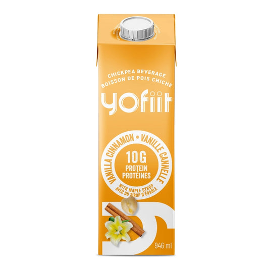 Yofiit Boisson de Pois Chiches- Vanille Cannelle Chickpea Beverage - Vanilla Cinnamon 
