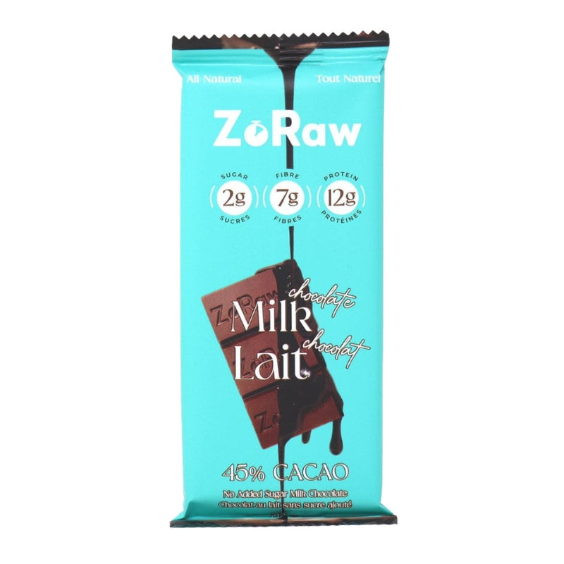 Zo Raw - Chocolat protéiné au lait
