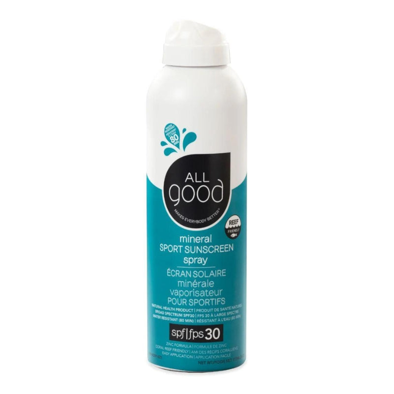 all good Écran solaire Vaporisateur pour sportifs FPS 30 Sport sunscreen spray SPF 30