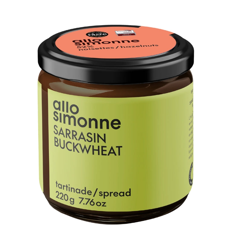Allo Simonne Tartinade - Noisettes & Chocolat noir & sarrasin