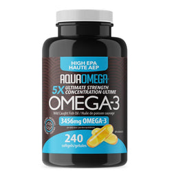 AQAUOMEGA Omega-3 - HAUTE AEP 5X concentration ultime 3456mg