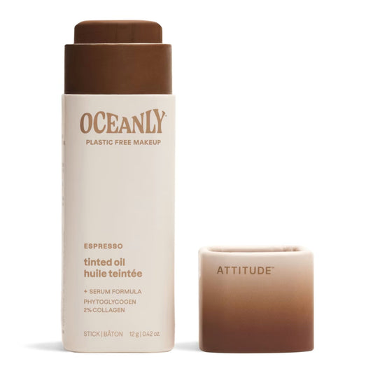 attitude Oceanly Huile teintée Visage en Bâton - Espresso Light Coverage Tinted Oil Stick