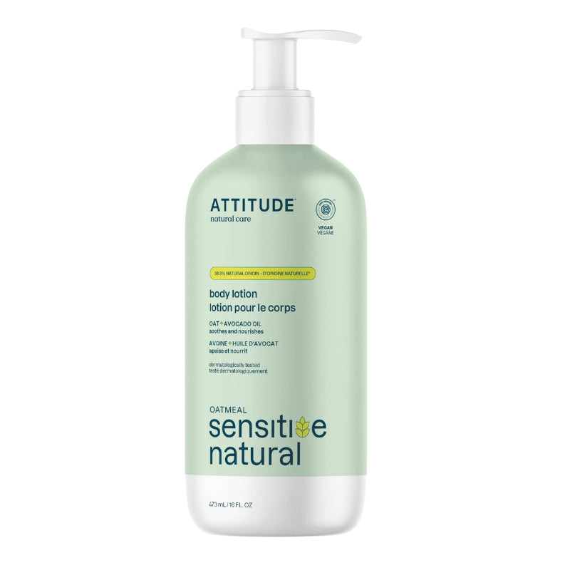 attitude peau sensible lotion corps avoine-et-huile-davocat