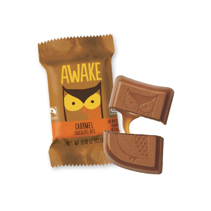 Bouchées au chocolat caféinées – Caramel