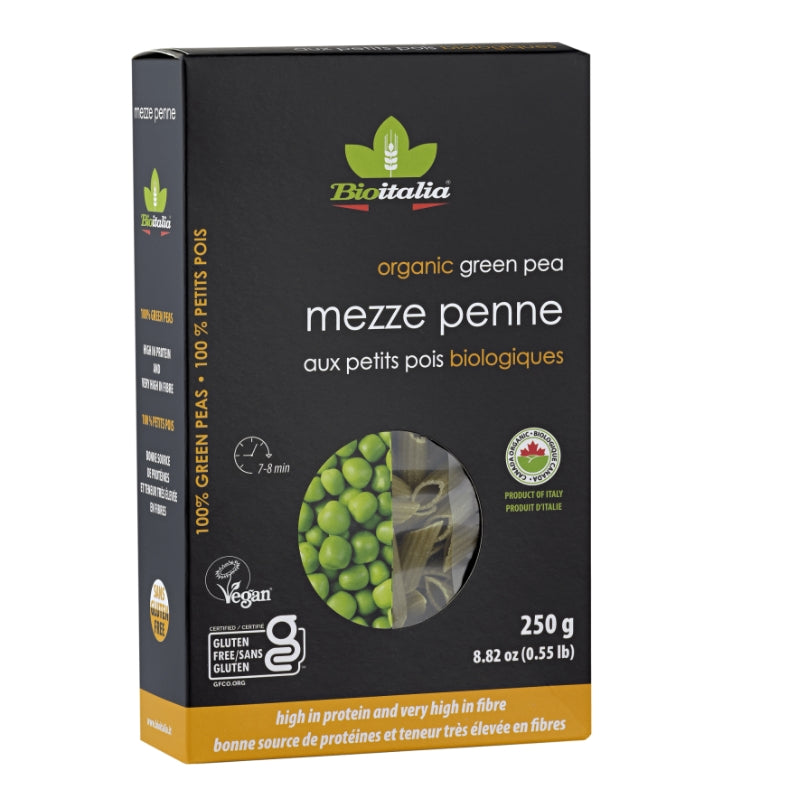 Pâtes de Petits Pois Biologiques - Mezze penne