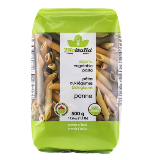 bioitalia Pâtes aux Légumes Biologiques - Penne
