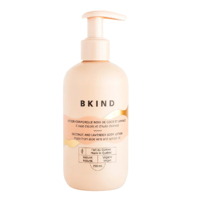 BKIND - Lotion corporelle - Noix de coco et lavande - 250 ml