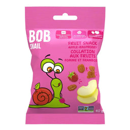 Bob snail - Collation aux fruits - Pomme et framboise - 40 g