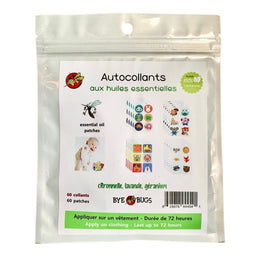bye bugs timbres anti-moustiques autocollant