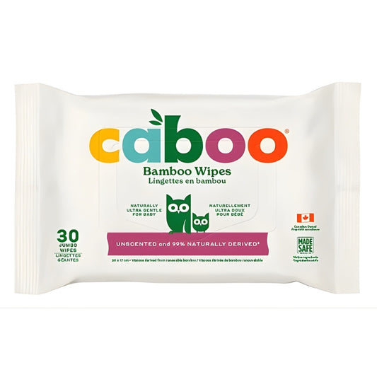 Caboo - Lingettes en bamboo pour bébé - 30 ling