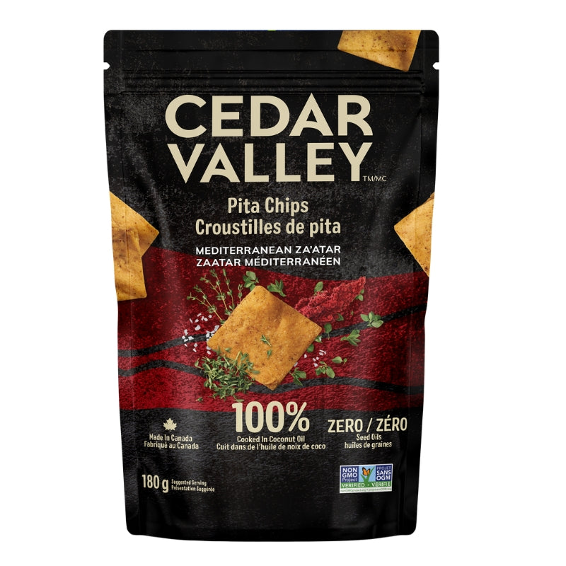 cedar valley Croustilles de pita - Zaatar méditerranéen