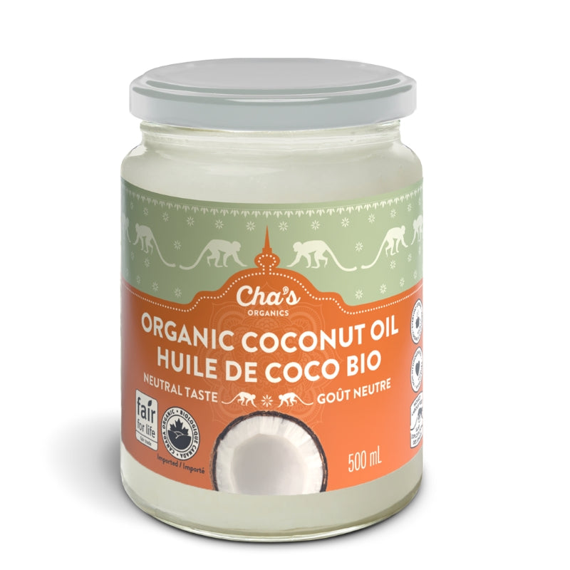 cha's Huile de coco biologique - Goût neutre 