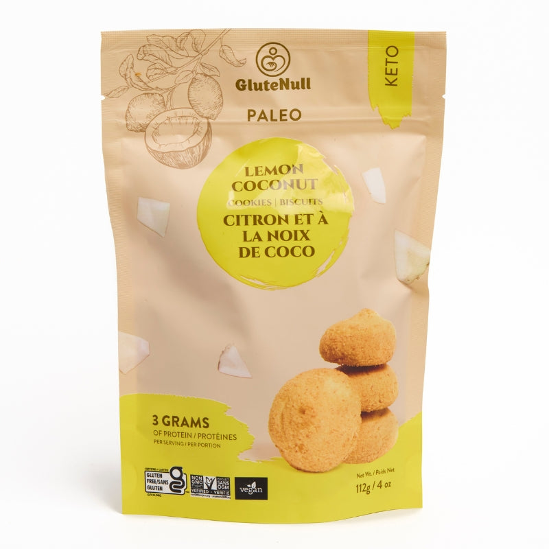 Glutenull Biscuits au citron et à la noix de coco