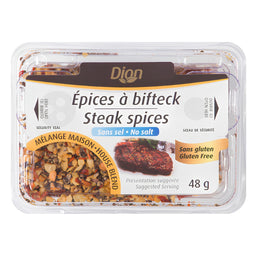 Dion - Épices à steak sans sel - 48 g