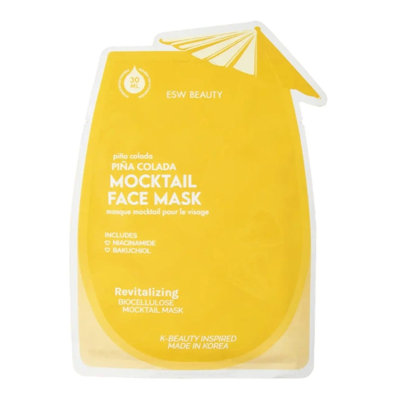ESW Beauty - Masque visage mocktail - Pina colada - 1 un