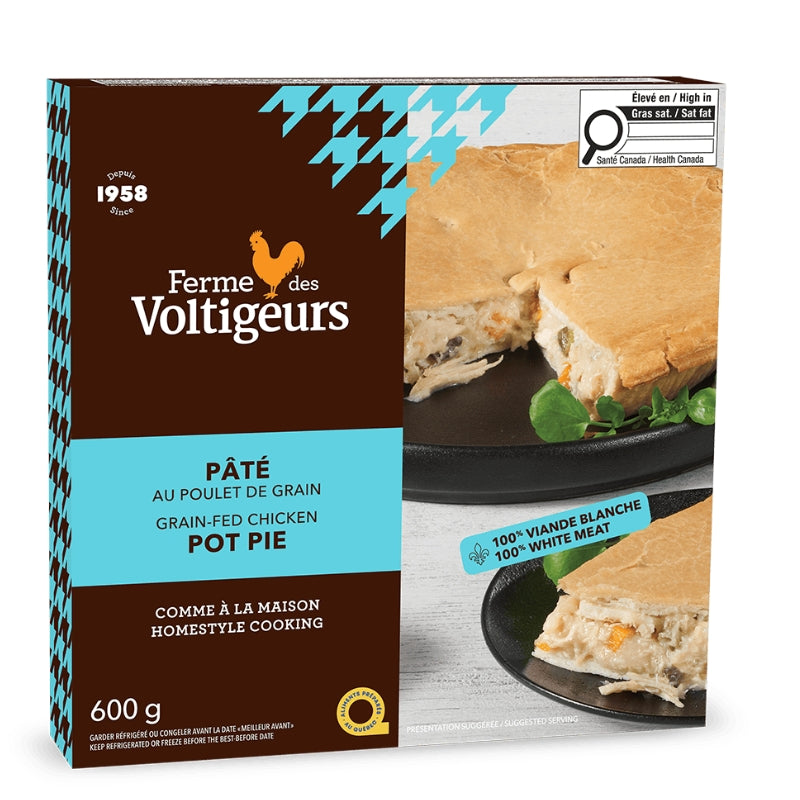 Ferme voltigeurs Pâté au poulet de grain