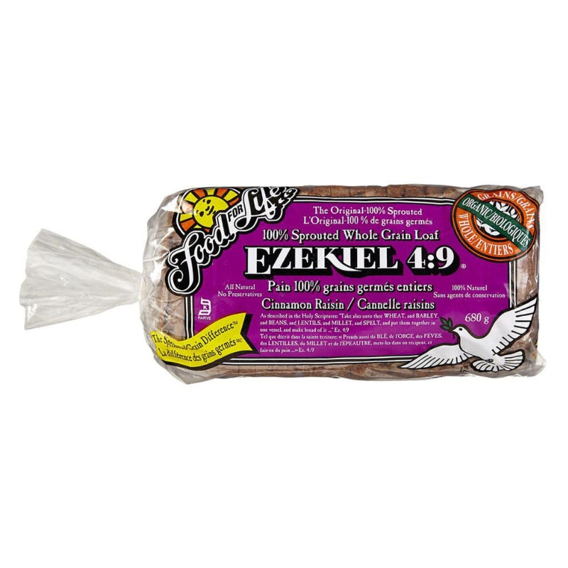 Food for life Pain Ezekiel aux grains germés - Cannelle raisins