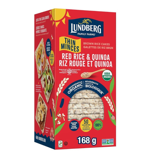 Lundberg Galettes de riz brun - Riz rouge et Quinoa